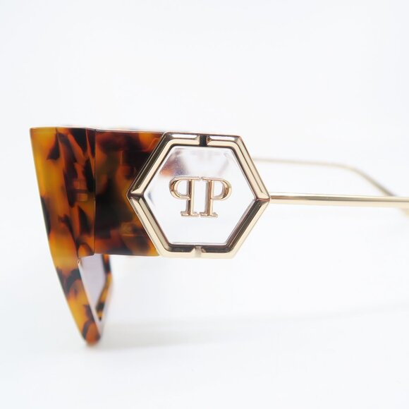 Philip Plein SPACE ROCK SPP040 Col. 0728 Havana/Grey Gradient, New, Sunglasses.